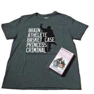 THE BREAKFAST CLUB Tee Shirts FUNKO VHS box New in box